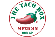 The taco box logo cliente